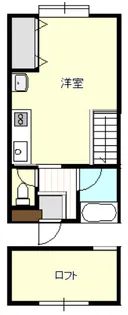 メゾンキャッスル【2階】の間取り