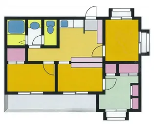 サイレンスコーポ【2階】の間取り