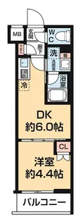 マンション【4階】の間取り
