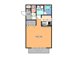 テクノコーポ8【1階】の間取り