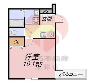AKAHATA LA CITTA【1階】の間取り