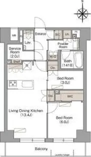 ヴェール・クレール武蔵小杉【3階】の間取り
