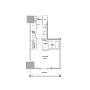ザ・パークハビオ南大井【4階】の間取り