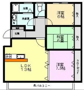 いしがみハウス【2階】の間取り