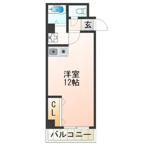 ペントハウス花園【6階】の間取り