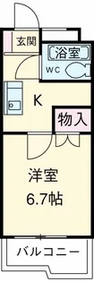 日宝コート金沢文庫【2階】の間取り