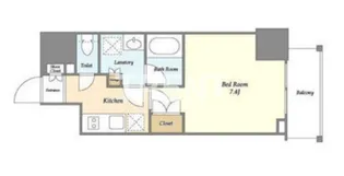 東京都港区芝5【マンション】の間取り
