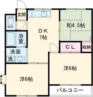 モーツアルトハイム【2階】の間取り