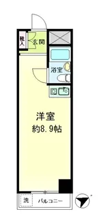 NICライブハイム弘明寺【1階】の間取り