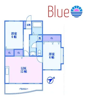 キッツビュール【3階】の間取り