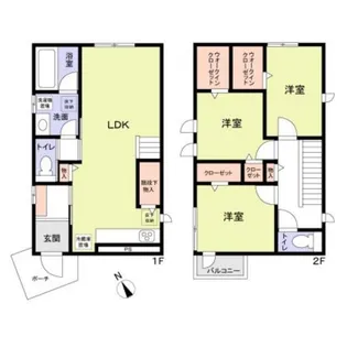 東京都目黒区緑が丘1【一戸建】の間取り