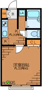 フィオーレハウス【1階】の間取り