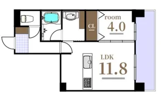 シャーメゾンステージ中央通り【4階】の間取り