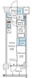 リビオメゾン東北沢【4階】の間取り
