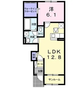 アヴァンス【1階】の間取り