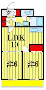 ストーンフィールドNo.3【3階】の間取り