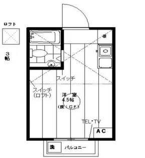 b’CASA蕨re-born【1階】の間取り