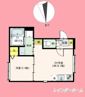 TERRAS Kasai【1階】の間取り