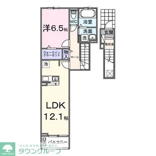 メゾン ミモザV【2階】の間取り