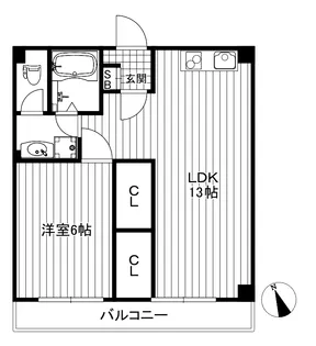 東京都杉並区高井戸西3【マンション】の間取り