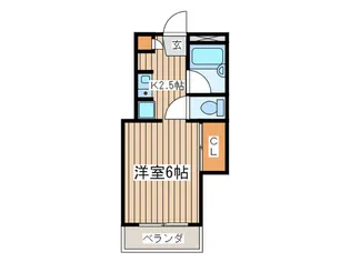 メゾネ湘南【2階】の間取り