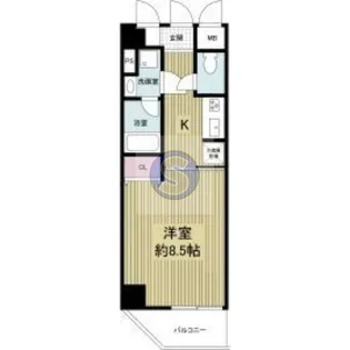 プリモ・レガーロ西京極【2階】の間取り