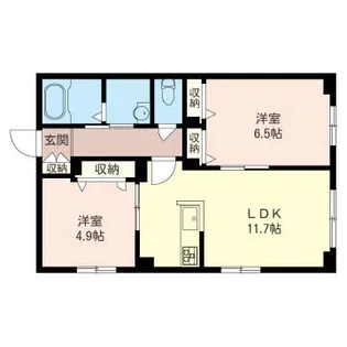 シャーメゾン サンライト【1階】の間取り