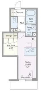 MyStylevintage登戸【1階】の間取り