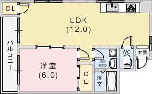 プレージュ本山【4階】の間取り
