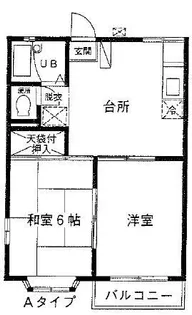 エクセル矢部【1階】の間取り