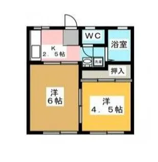 桜井ハイツI【2階】の間取り