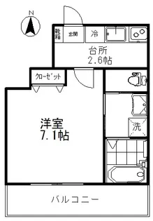 レセーナ滝野川【2階】の間取り