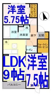 コートヤード KOBUS2【1階】の間取り