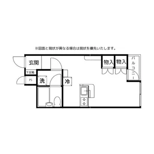 清里マンション五福【3階】の間取り