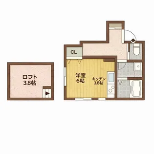 レパード板戸【1階】の間取り