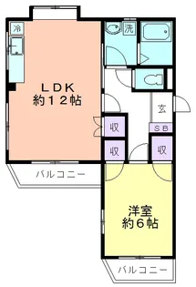 マンハイム【2階】の間取り