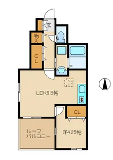 メゾンドEXE.【1階】の間取り