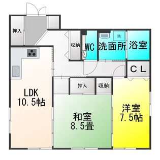 ハイムマツムラ【1階】の間取り