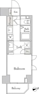 キャンバス板橋【2階】の間取り