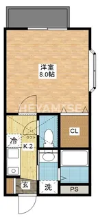 サンヒルズ壱番館【1階】の間取り