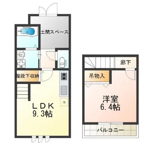 ツインフォレスト住之江I番館【1階】の間取り