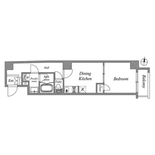 クオリタス東十条【4階】の間取り