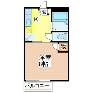 レジデンス21 B【2階】の間取り