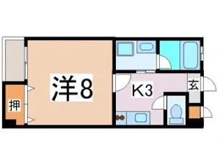 ビバリーヒルズ【2階】の間取り