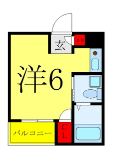 柏IIIハイム【1階】の間取り