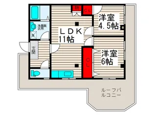コーポ征十【3階】の間取り
