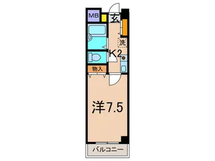 フォンターナ梶ケ谷【4階】の間取り