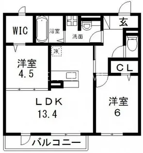 おばつじアイビーコート B棟【2階】の間取り