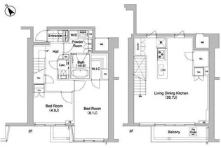 代官山BLESS【2階】の間取り