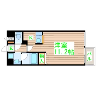 リライアンス河原町【7階】の間取り